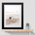 Quadro Bicicleta Na Praia - 60x48 Cm