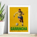 Quadro Decorativo Garrincha - Brasil