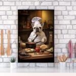 Quadro Para Cozinha Cão Bulldog Francês