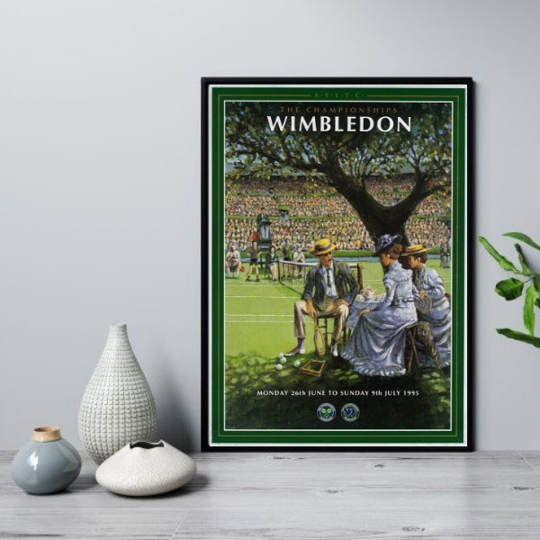 Quadro Poster Antigo Tênis - Wimbledon