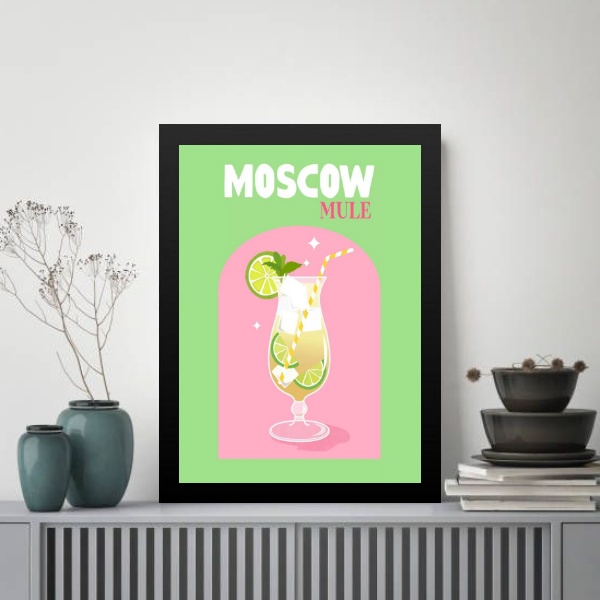 Quadro Decorativo Coquetel Moscow Mule