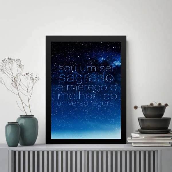 Quadro Lei Da Atração - Universo