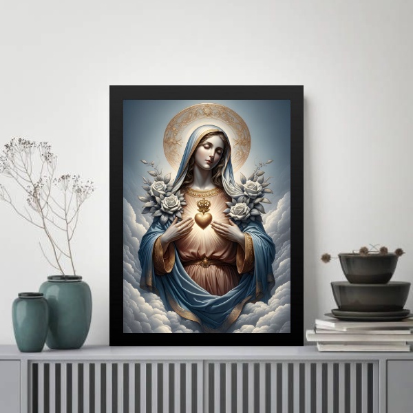 Quadro Sacro Heart Of Maria