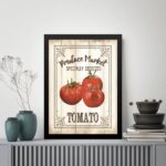 Quadro Vintage Para Cozinha Tomate