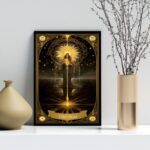 Quadro Carta Tarot Vintage - The Star