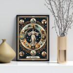 Quadro Carta Tarot Vintage - The World