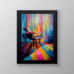 Quadro Decorativo Abstrato Piano