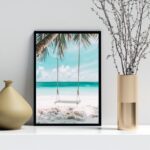 Quadro Decorativo Balanço Na Praia