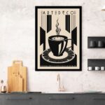 Quadro Decorativo Café - Art Deco