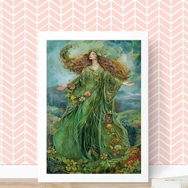 Quadro Decorativo Gaia - Mãe Terra B