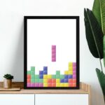 Quadro Decorativo Gamer Tetris