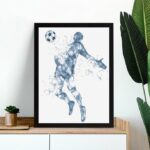 Quadro Decorativo Minimalista Futebol