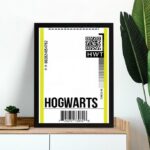 Quadro Decorativo Passagem Para Hogwart