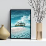 Quadro Decorativo Praia - Ilha