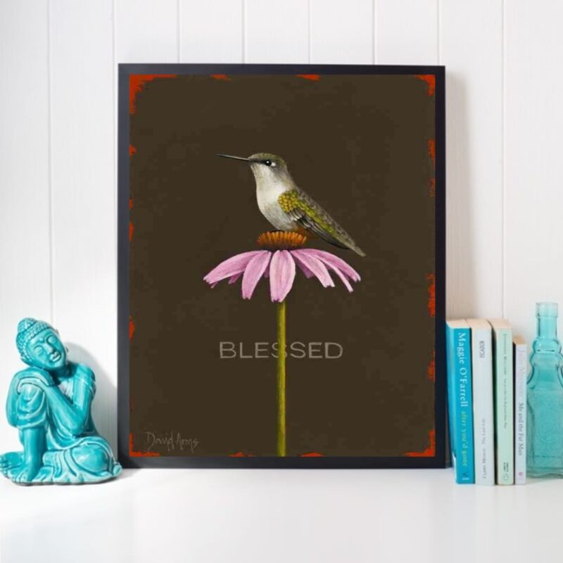 Quadro Passarinho - Blessed