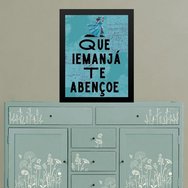 Quadro Que Iemanjá Te Abençoe