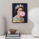 Quadro Queen Elizabeth with Bubblegum