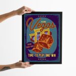 Quadro Vintage Cassino Vegas