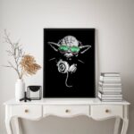 Quadro DJ Yoda - Óculos Verde