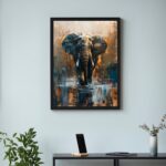 Quadro Decorativo Artístico Elefante