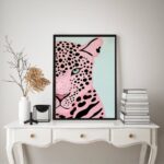 Quadro Decorativo Leopardo Soft