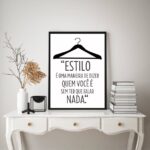 Quadro Decorativo Moda - Estilo