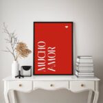 Quadro Decorativo Mucho Amor