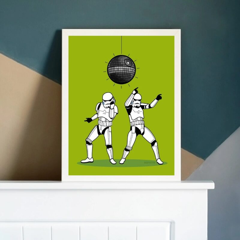 Quadro Decorativo Stormtrooper dance B