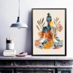 Quadro Decorativo Yoga - Mulher