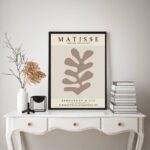 Quadro Matisse Coral - Marrom