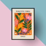 Quadro Matisse Positive Vibes