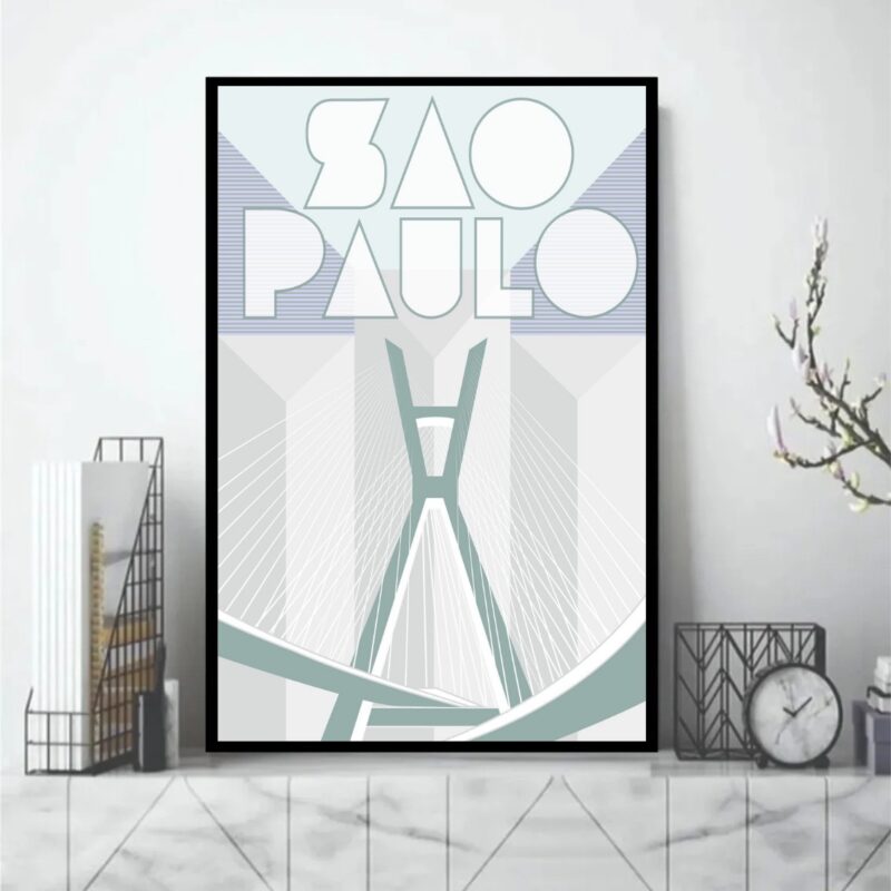 Quadro São Paulo City - Ponte Estaiada