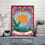 Quadro Carta Tarot Sol - Le Soleil