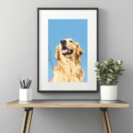 Quadro Golden Retriever - 60x48 Cm