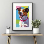 Quadro Jack Russell Terrier- 60x48 Cm