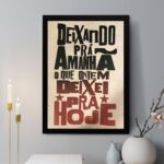 Quadro Decorativo Deixando Pra Amanhã