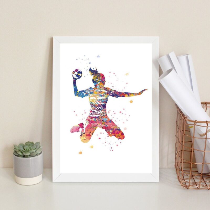 Quadro Decorativo Handball - Arte