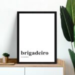 Quadro Minimalista Brigadeiro - My Only Addiction