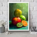 Quadro Para Cozinha Arte Frutas