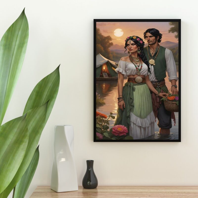 Quadro Cigano Wladimir e Cigana Esmeralda b