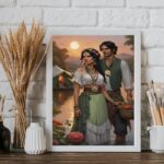 Quadro Cigano Wladimir e Cigana Esmeralda