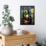 Quadro Decorativo Mona Lisa By Van Gogh