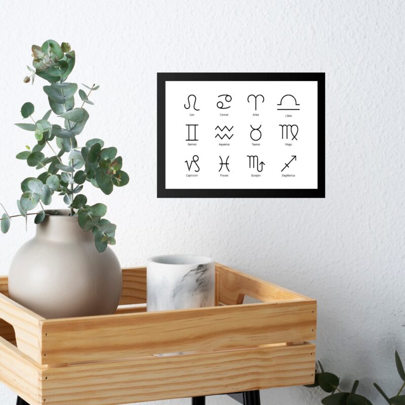 Quadro Decorativo Signos - Símbolos