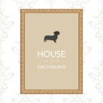 Quadro Moldura Dourada House Of Dachshund