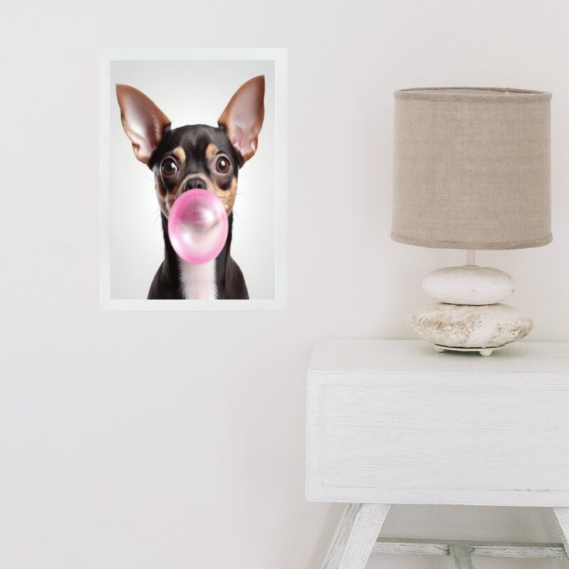 Quadro Pinscher Bubble Gum b