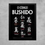 Quadro Código Bushido - 7 Virtudes Samurai