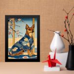 Quadro Decorativo Arte Oriental - Cão