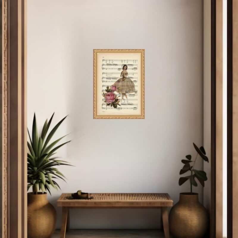 Quadro Decorativo Baialarina Vintage b