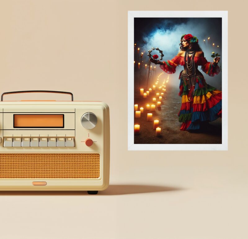 Quadro Decorativo Cigana - Magia