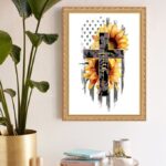 Quadro Decorativo Faith Girassois